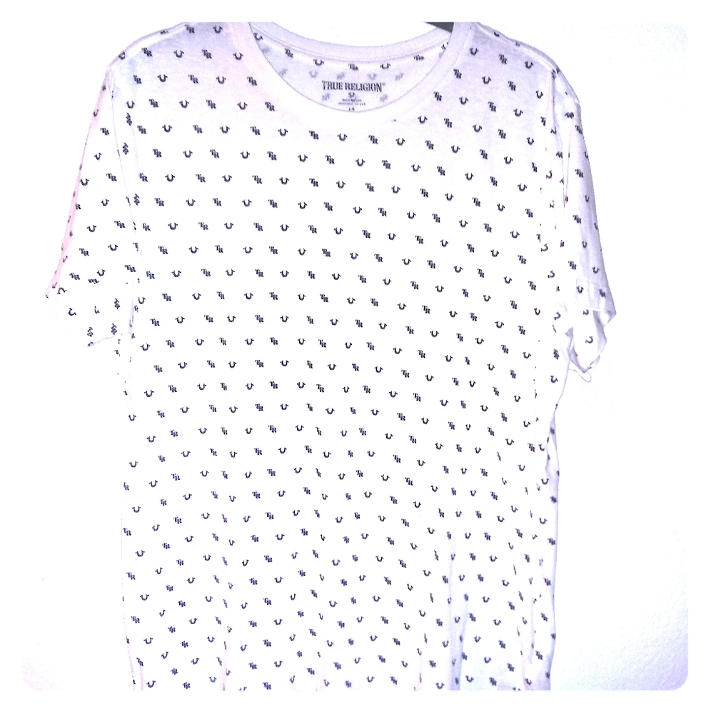 True Religion logo t shirt